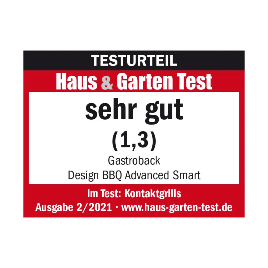 GASTROBACK Design BBQ Advanced Smart* Kontakt-, Elektro- & Tischgrill