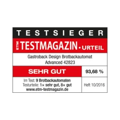 GASTROBACK Design Brotbackautomat Advanced* Brotbackautomat|Brotbackautomat