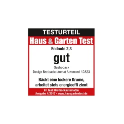 GASTROBACK Design Brotbackautomat Adv. inkl. Eiscremebehälter* Brotbackautomat|Brotbackautomat