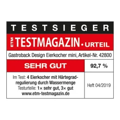GASTROBACK Design Eierkocher Mini* Eierkocher