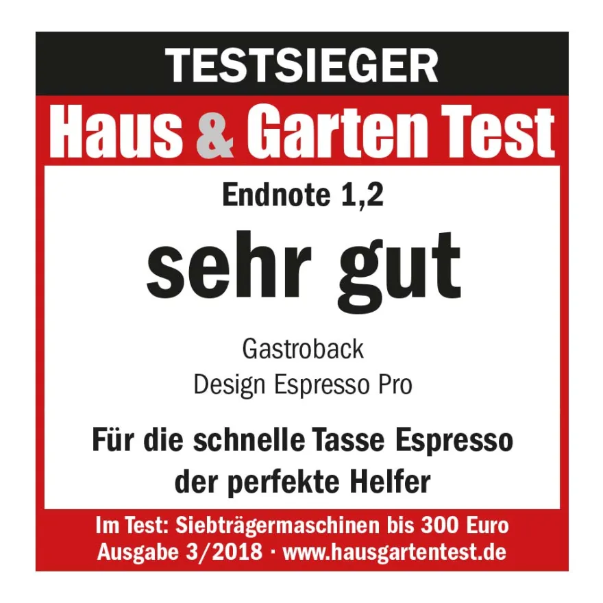 GASTROBACK Design Espresso Pro* Espressomaschinen