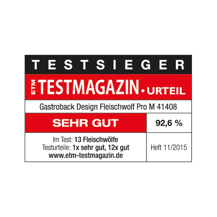 GASTROBACK Design Fleischwolf Pro M* Fleischwolf