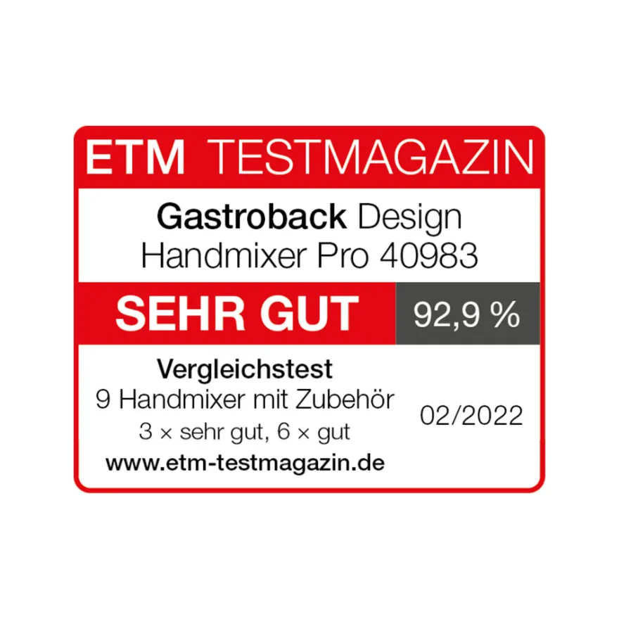 GASTROBACK Design Handmixer Pro* Handmixer