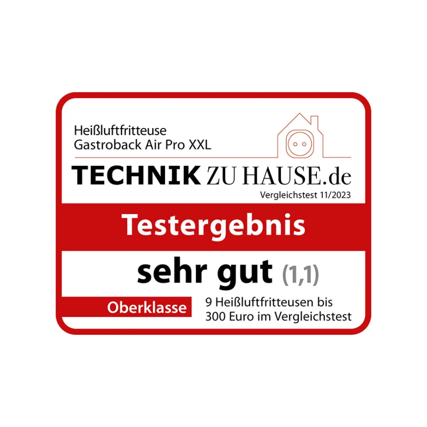 GASTROBACK Design Heißluftfritteuse Air Pro XXL* Fritteuse, Heißluftfritteuse / Airfryer