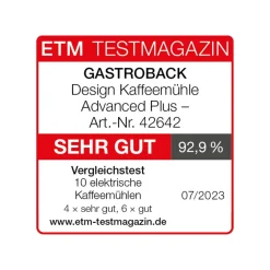 GASTROBACK Design Kaffeemühle Advanced Plus* Kaffeemühlen