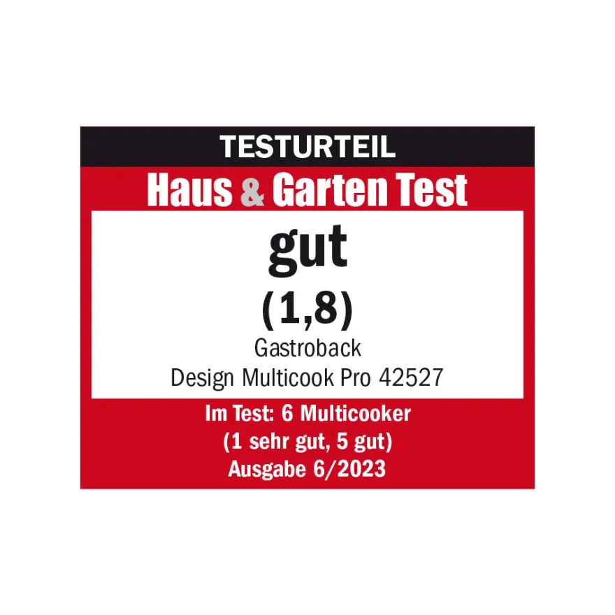 GASTROBACK Design Multicook Pro* Reiskocher & Multikocher
