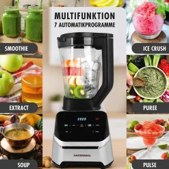 GASTROBACK Design Multi-Power Standmixer Mix & Soup 2.000 W* Mixer, Standmixer, Hochleistungsmixer & Smoothie To Go Mixer