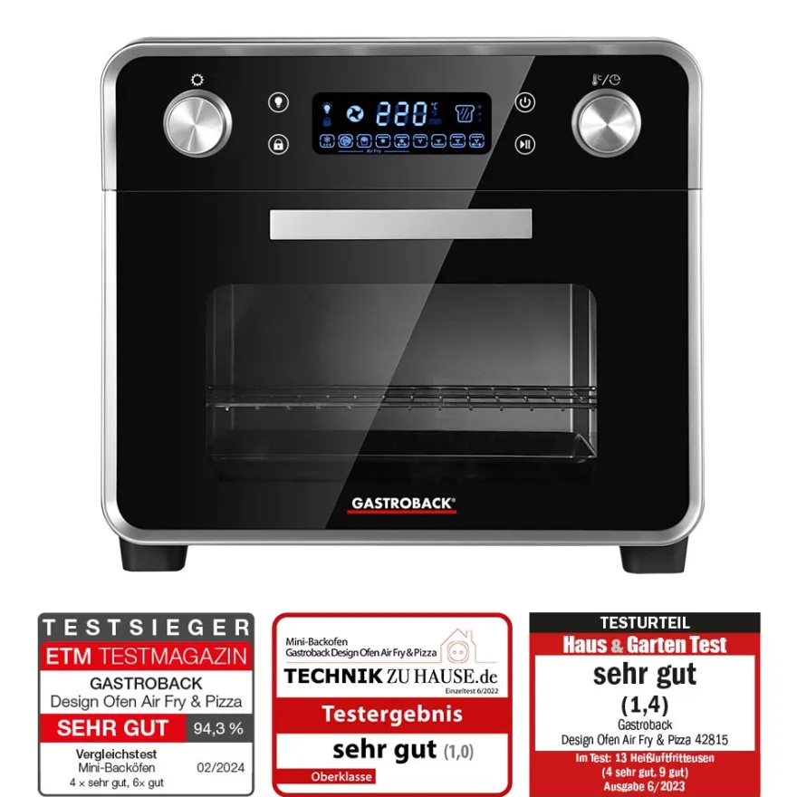 GASTROBACK Design Ofen Air Fry & Pizza* Minibackofen