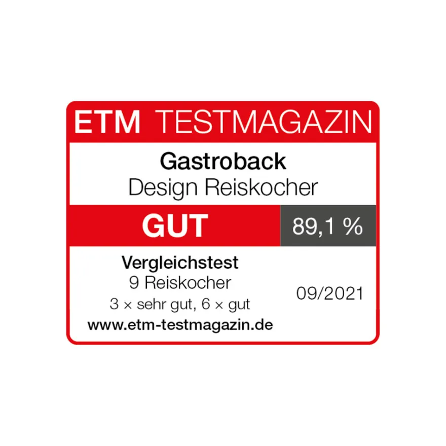 GASTROBACK Design Reiskocher* Reiskocher & Multikocher