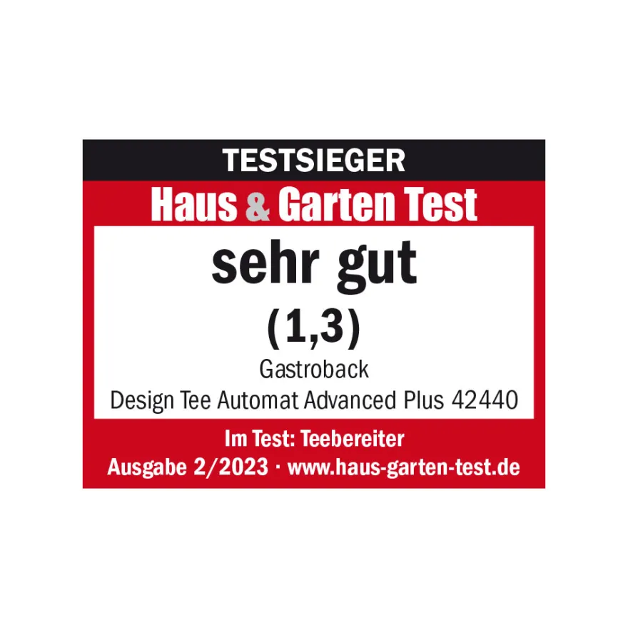 GASTROBACK Design Tee Automat Advanced Plus* Teekocher & Wasserkocher