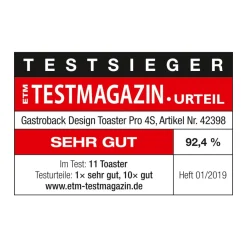 GASTROBACK Design Toaster Pro 4S* Toaster