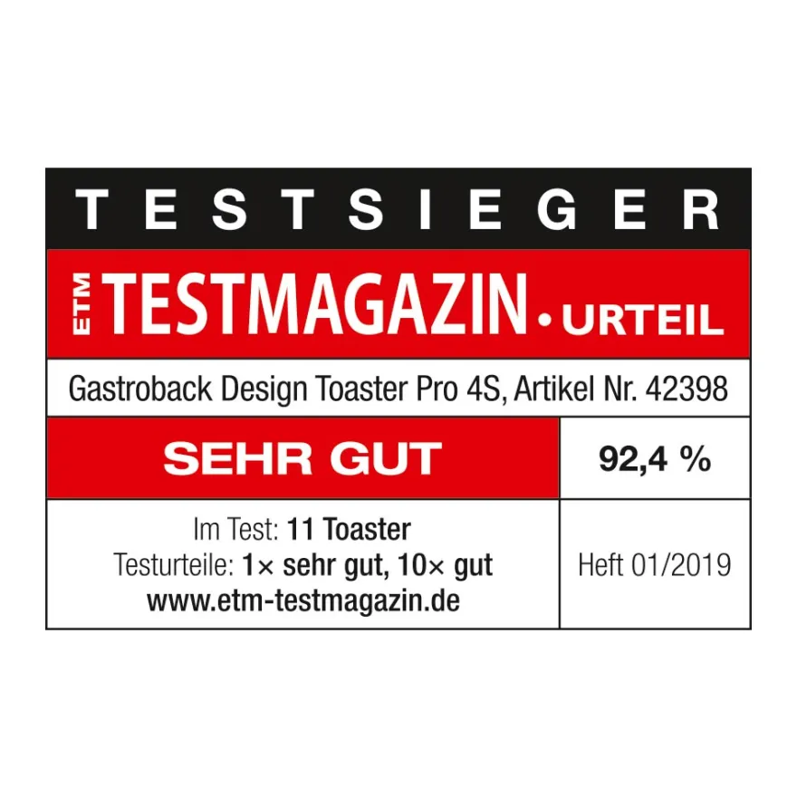 GASTROBACK Design Toaster Pro 4S* Toaster