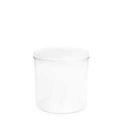 GASTROBACK Dose 3,5 l, Dose glasklar,Deckel weiß GKC 3,5* Zubehör|Dosierspender Mit Hebelbedienung