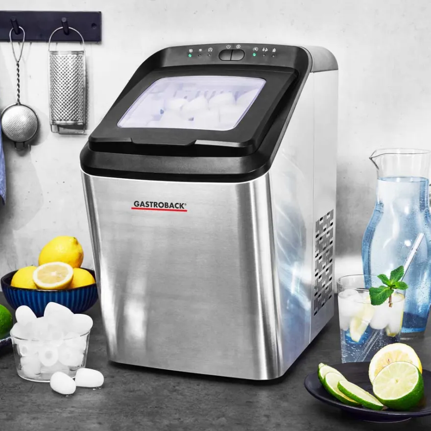 GASTROBACK Eiswürfelbereiter Bartender Pro* Eiswürfelmaschine & Ice-Crusher