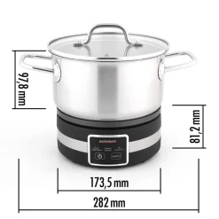 GASTROBACK Fondue MultiCook 4-in-1 & Kochplatte* Raclette & Fondue