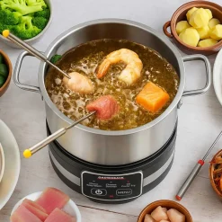 GASTROBACK Fondue MultiCook 4-in-1 & Kochplatte* Raclette & Fondue