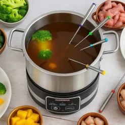 GASTROBACK Fondue MultiCook 4-in-1 & Kochplatte* Raclette & Fondue