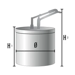 GASTROBACK 2.7 | GKC-R-BKA-165 | Druckknopfdosierspender* Dosierspender Mit Druckknopfbedienung