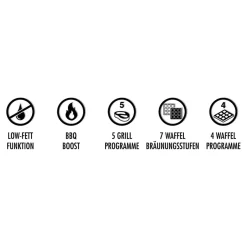 GASTROBACK Gourmet Multigrill BBQ Pro Smart* Kontakt-, Elektro- & Tischgrill