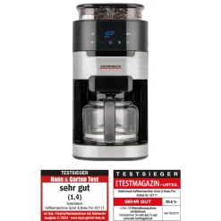 GASTROBACK Kaffeemaschine Grind & Brew Pro* Filterkaffeemaschinen