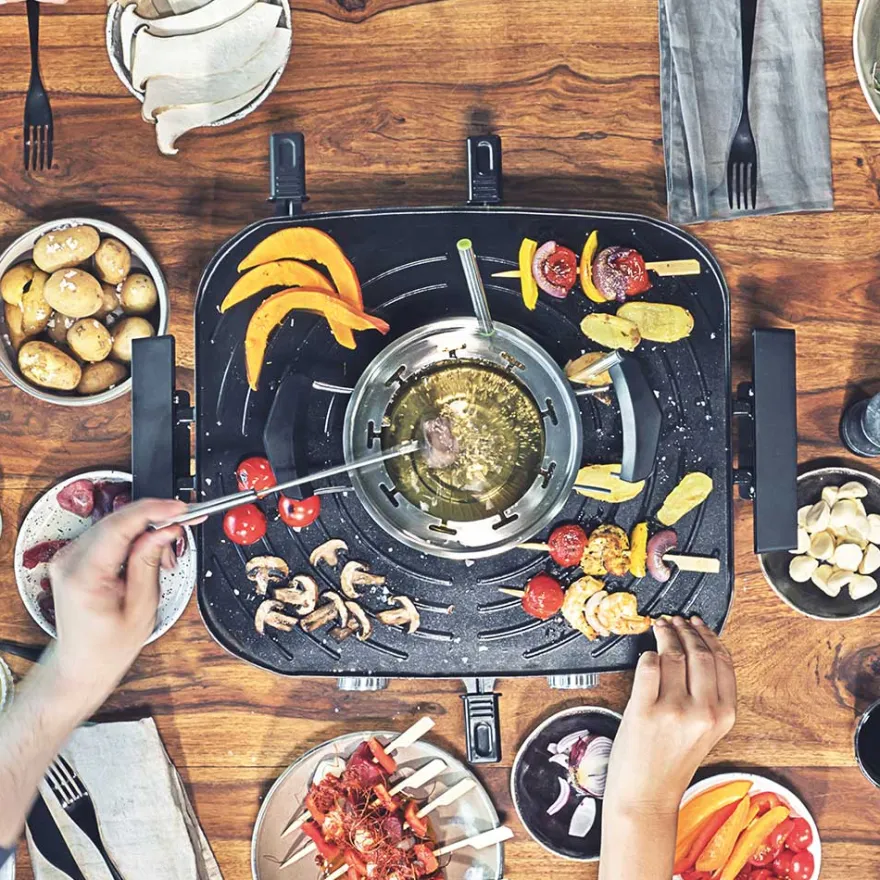 GASTROBACK Raclette Fondue Set Family and Friends* Raclette & Fondue