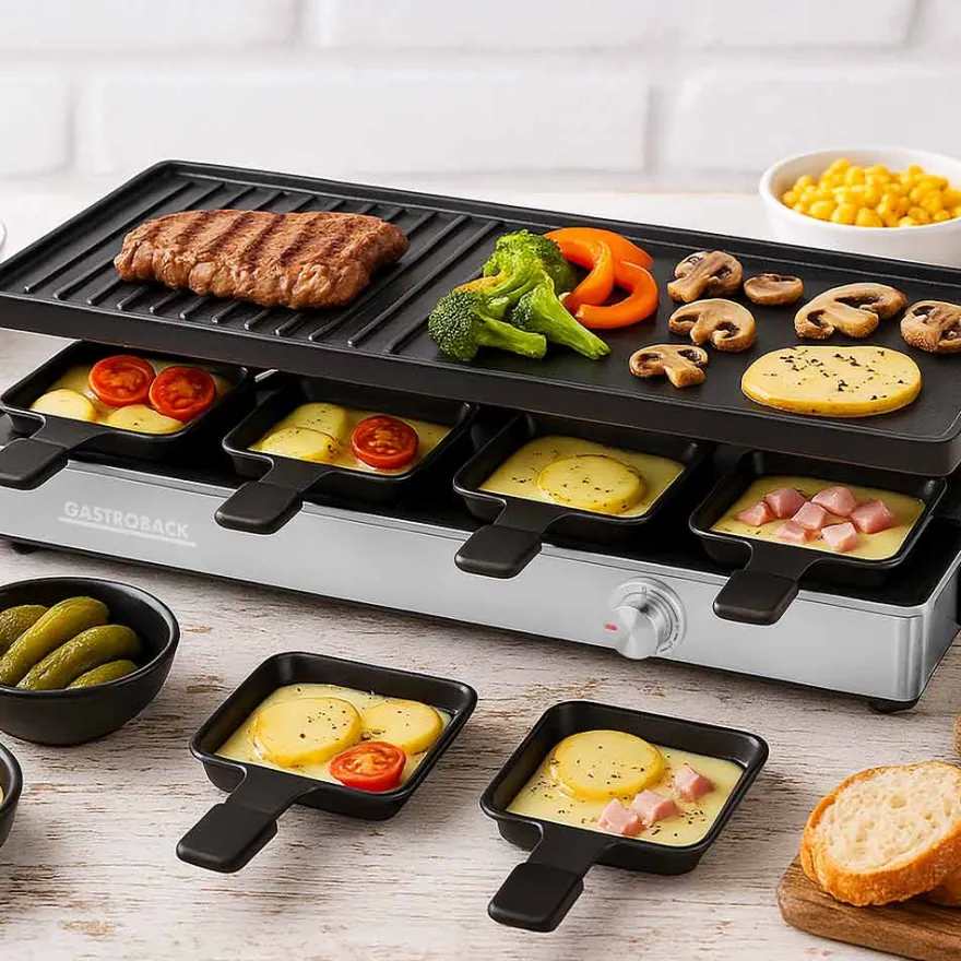 GASTROBACK Raclette Grill & Pancake Station* Raclette & Fondue