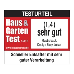 GASTROBACK Vital Juicer Pro* Entsafter & Slow Juicer