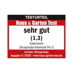 GASTROBACK Zitruspresse Advanced Pro S* Zitruspressen